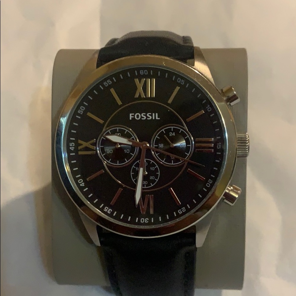 Fossil Men's Leather Casual Watch